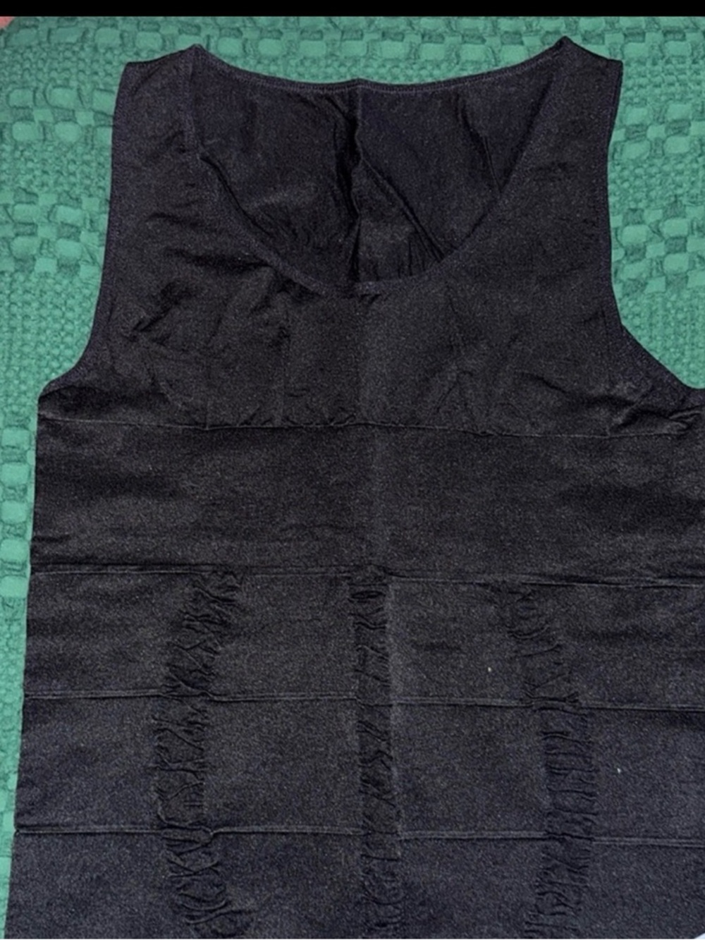 Black Sleeveless Knit Tank Top
